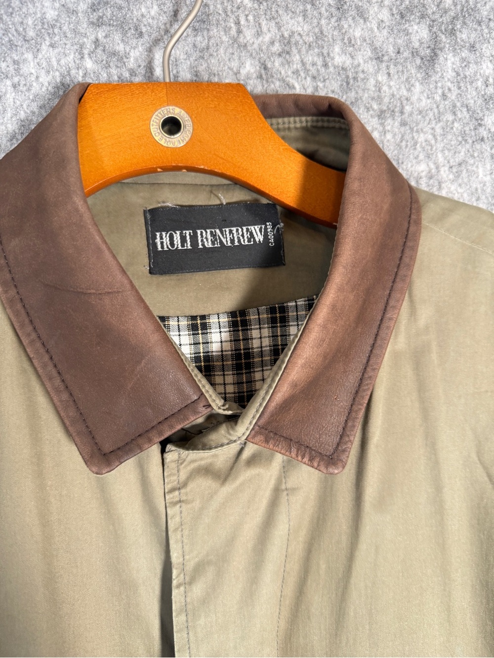 Vintage Holt Refrew Barn Chore Coat Green Normcore Cabincore Minimalist L - Picture 5 of 10